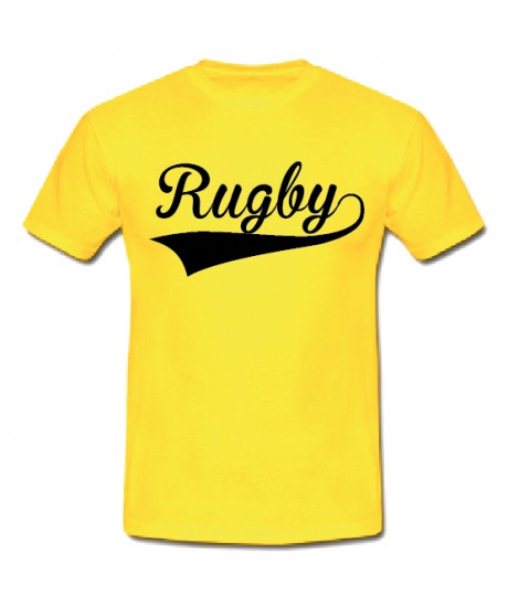 Tee shirt Rugby Jaune