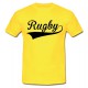 Tee shirt Rugby Jaune