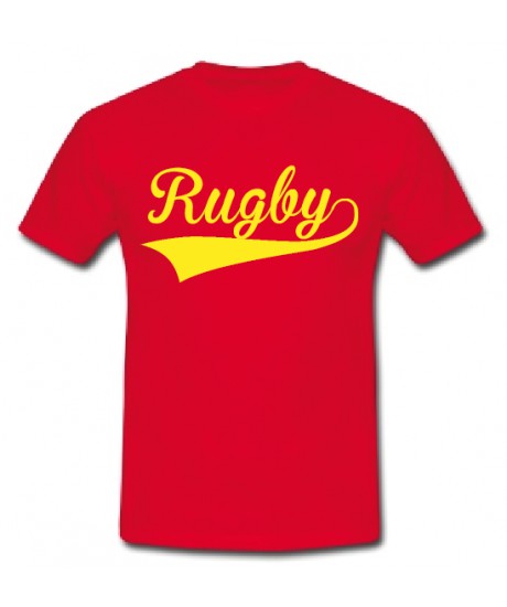 Tee shirt Rugby Rouge