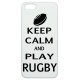 Coque Smartphone Keep Calm and Play Rugby