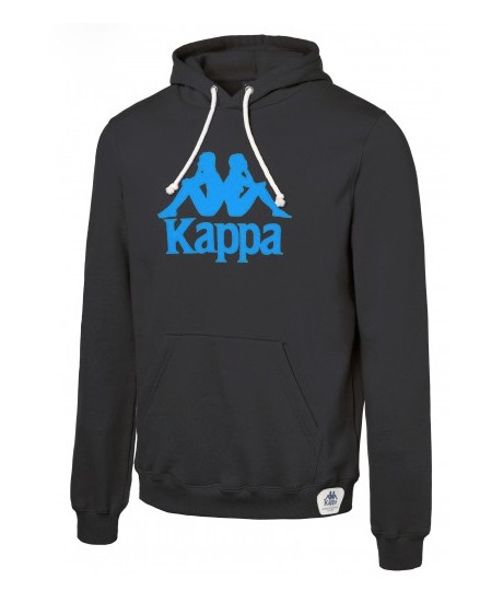 Sweat capuche Kappa Rugby Line Lavagno Noir