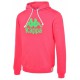 Sweat capuche Kappa Rugby Line Lavagno Fuschia