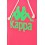 Sweat capuche Kappa Rugby Line Lavagno Fuschia