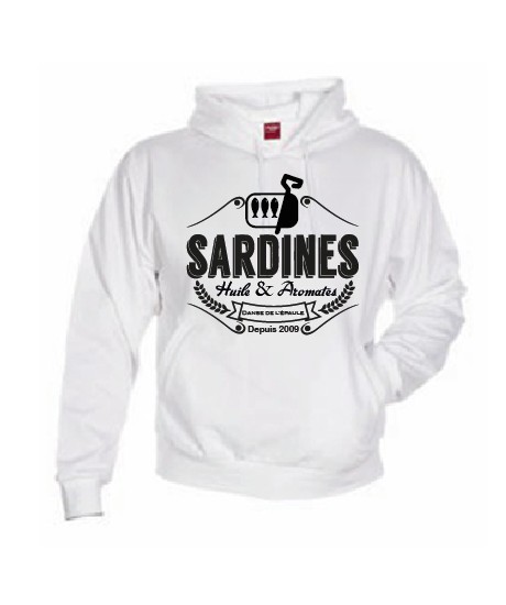 Sweat Sardines 2 Blanc