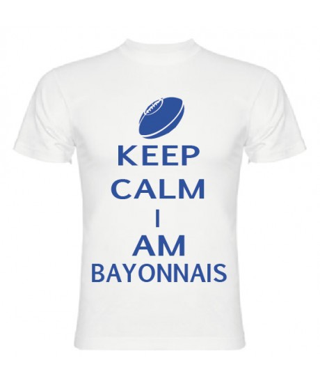 Tee Shirt Keep Calm I Am Bayonnais