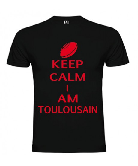 Tee Shirt Keep Calm I Am Toulousain
