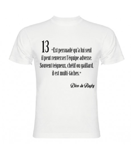 Tee Shirt Dico du Rugby n°13