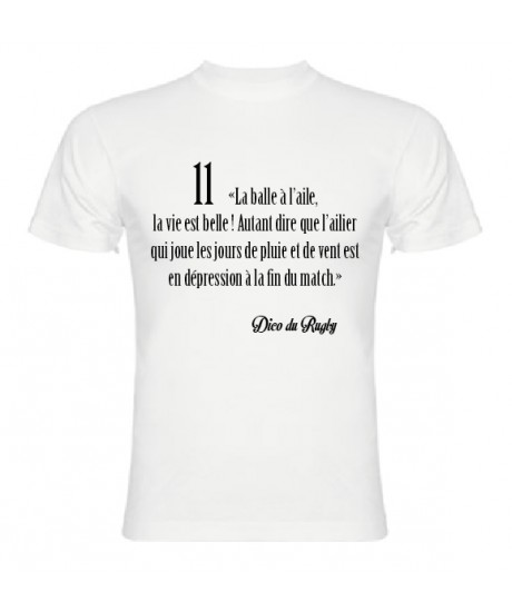 Tee Shirt Dico du Rugby n°11