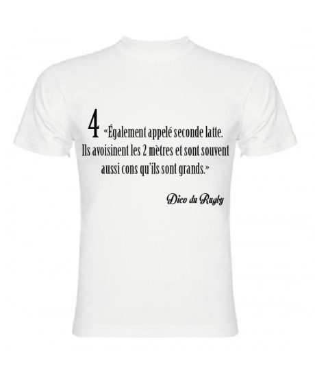 Tee Shirt Dico du Rugby n°4