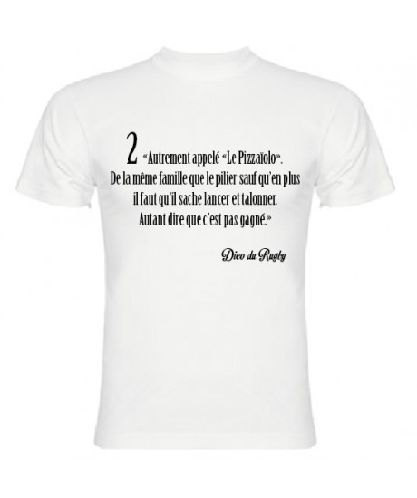 Tee Shirt Dico du Rugby n°2