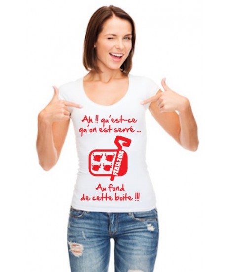 Tee Shirt femme Sardines Féria 2024 + bandana rouge