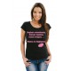 Tee shirt Maman de Rugbyman Noir