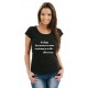 Tee shirt Rugby filles "merci les bleues" Noir