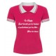 Polo Rugby filles "merci les bleues" Rose