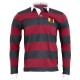 Polo XVI ème Homme ML Rayé BORDEAUX BEGLES