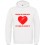 Sweat Maman fière blanc rouge 