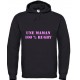 Sweat Maman 100 % noir rose 