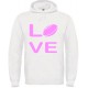 Sweat Love Femme Blanc rose