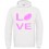 Sweat Love Femme Blanc rose