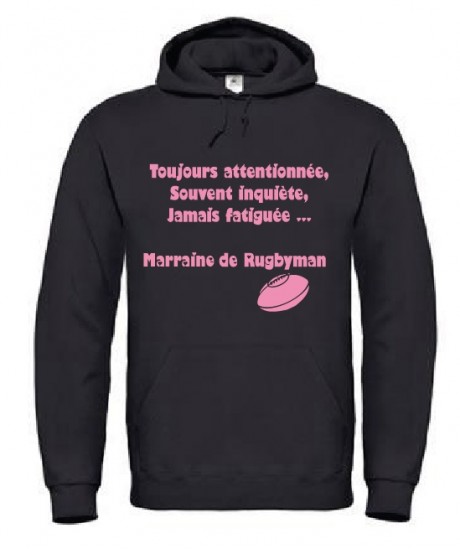 Sweat Marraine de Rugbyman