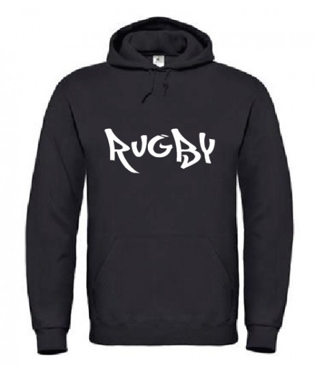 Sweat Rugby Wazted Noir