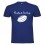 Tee Shirt Rugby & Vintage Ballon Bleu Royal