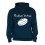 Sweat capuche Rugby & Vintage Ballon Navy