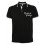 Polo Bicolore Rugby & Vintage Classic Noir