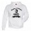 Sweat capuche Rugby & Vintage Buste Blanc