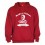 Sweat capuche Rugby & Vintage Buste Rouge