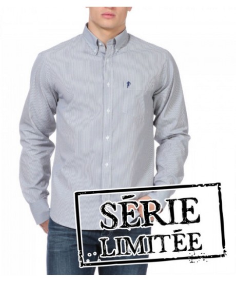 Chemise Série Limitée Chabal Rayée Marine