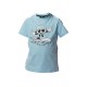 Tee Shirt Rugby Division "SURF" bleu crystal