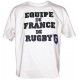 Tee shirt FFR Brodé Blanc