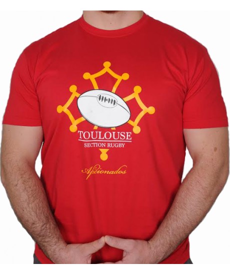 Tee shirt Aficionados "OCCITANIE" Rouge 