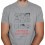 Tee shirt Aficionados "PORTRAITS DE RUGBYMEN" Gris 