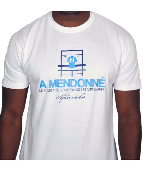 Tee shirt Aficionados "VESTIAIRE 2" BlANC 