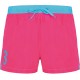 Short de Bain N°3 Rose et Bleu Turquoise