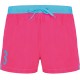 Short de Bain N°3 Rose et Bleu Turquoise