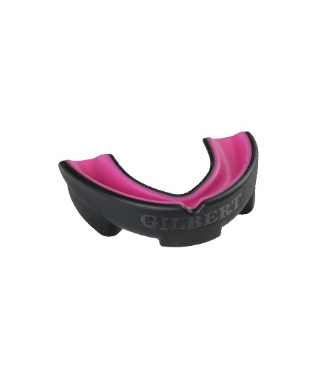 Protège dents Junior Gilbert Atomic Dual Density Noir / Rose