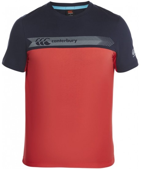 Tee-Shirt d'entrainement Canterbury vapodri Mesh Rouge
