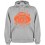 Sweat capuche "Village" Gris/Orange