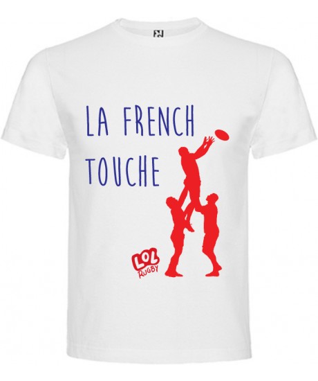 Tee Shirt "La French Touche" LoLRugby Blanc