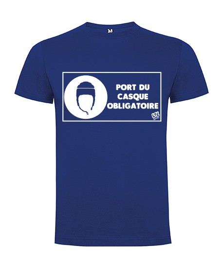 Tee Shirt "Casque" LoLRugby Bleu
