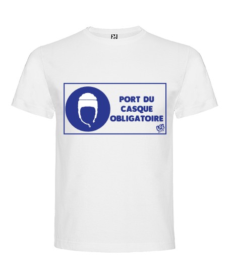 Tee Shirt "Casque" LoLRugby Blanc