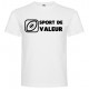 Tee Shirt "Valeur" LoL Rugby Blanc
