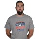 Tee shirt Aficionados "Tour" Gris