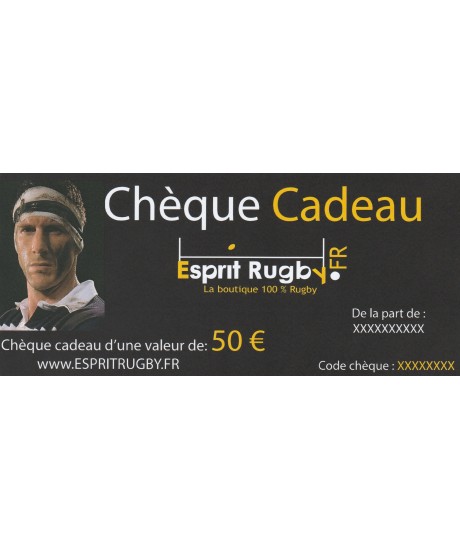 Cheque Cadeau 50 €