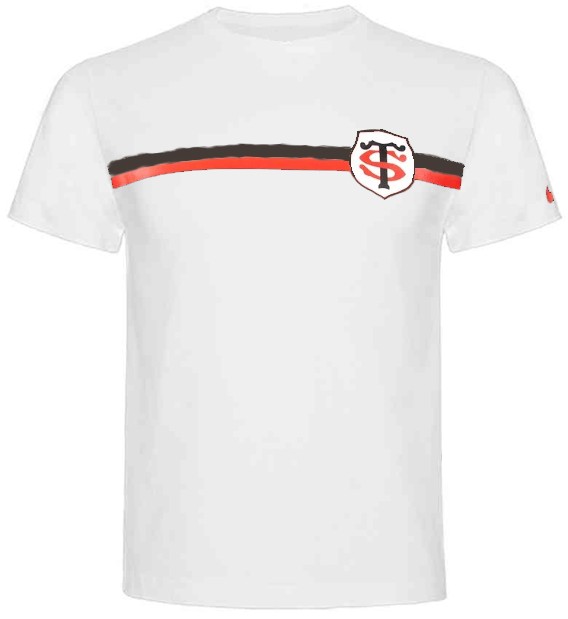 Tee Shirt Blanc Nike Stade Toulousain Esprit Rugby
