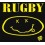 Tee shirt LoL Rugby "Smile" Noir