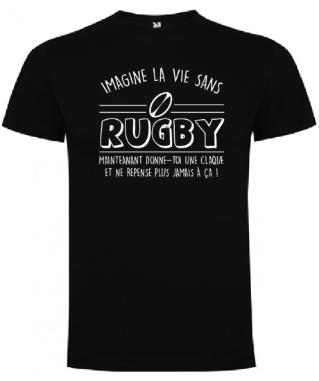 Tee shirt LoL Rugby "Claque" Noir